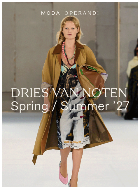 modaoperandi newsletter: What’s next from DRIES VAN NOTEN