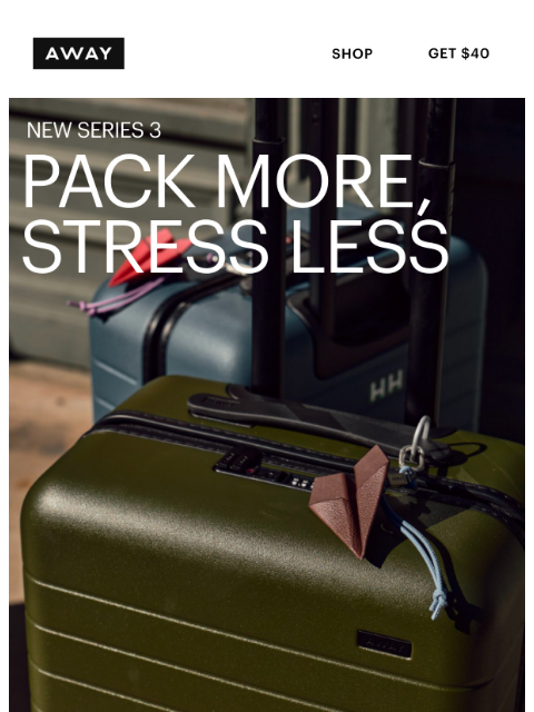 awaytravel newsletter: Unpack the all-new Series 3