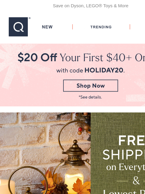 qvcemail newsletter: Last Day! Lowest Prices + Free Shipping