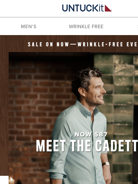 untuckit newsletter: Wrinkle-Free Sale: Microgingham for the Win!