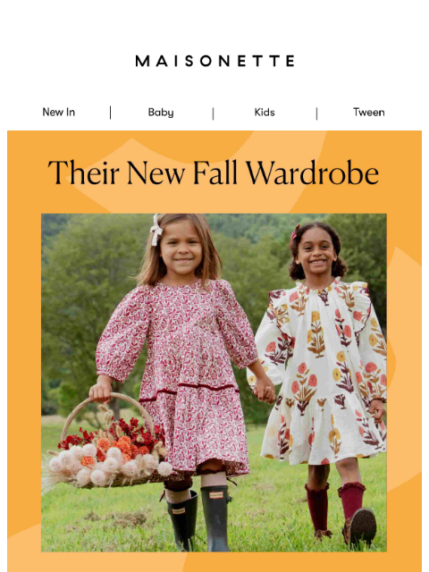 maisonette newsletter: Editor's Picks: New Fall Arrivals