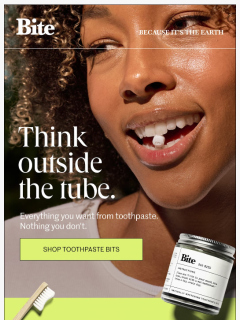 bitetoothpastebits newsletter: Still squeezing toothpaste?
