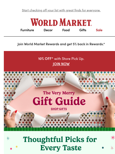 emailworldmarket newsletter: 🎁 Gift early, gift happy!