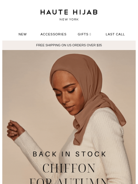 hautehijab newsletter: 🍂 Chestnut & Cocoa are back – fall in love all ov...