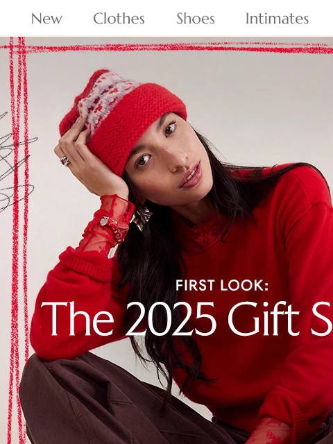 freepeople newsletter: First look at The 2025 Gift Shop 🎁