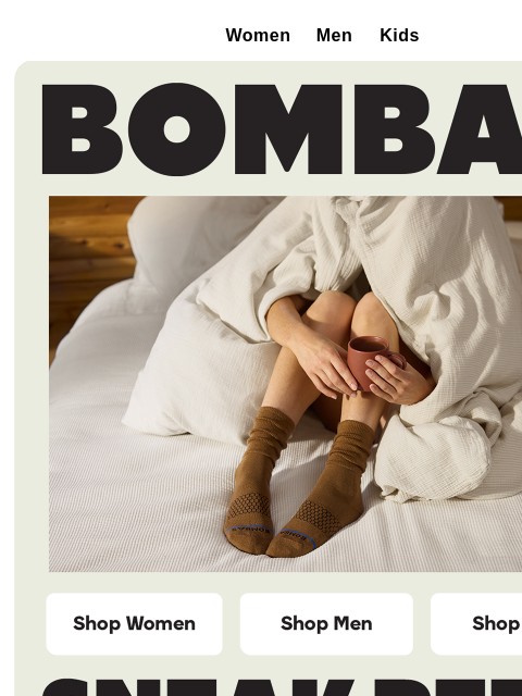 bombas newsletter: Exclusive Access: The Cozy Drop