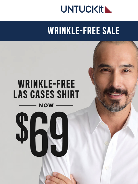 untuckit newsletter: Last Call: Look Sharp In White With This $69 Shirt