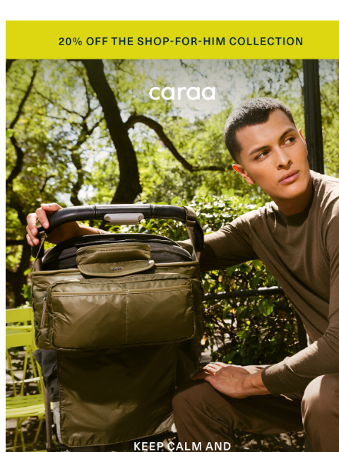 caraa newsletter: Not your average stroller caddy