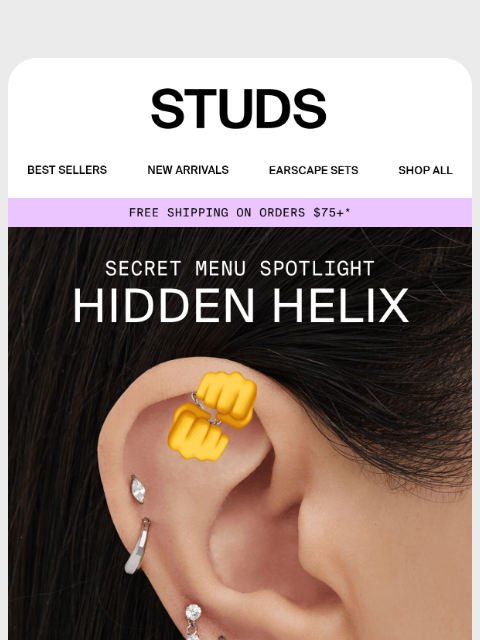 studs newsletter: Your new fave piercing is hiding in plain sight 👀