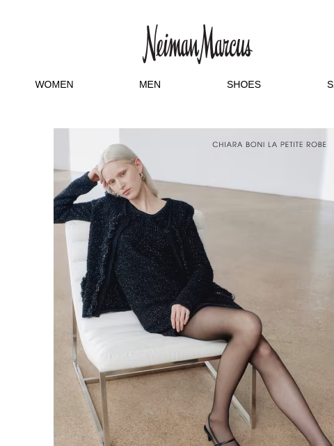 neimanmarcus newsletter: Chiara Boni La Petite Robe’s brilliant look