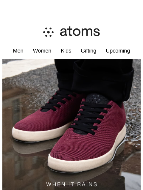 atoms newsletter: Water-repellent, not waterproof