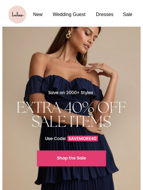 lulus newsletter: S 💸 A 💸 L 💸 E