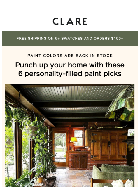 Here are 6 pro-approved ideas to add more color into your home. Your favorite shades are back in stock! 🎉 ͏ ͏ ͏ ͏ ͏ ͏ ͏ ͏ ͏ ͏ ͏ ͏ ͏ ͏ ͏ ͏ ͏ ͏ ͏ ͏ ͏ ͏ ͏ ͏ ͏ ͏ ͏ ͏ ͏ ͏ ͏ ͏ ͏ ͏ ͏ ͏ ͏ ͏ ͏ ͏ ͏ ͏ ͏ ͏ ͏ ͏ ͏ ͏