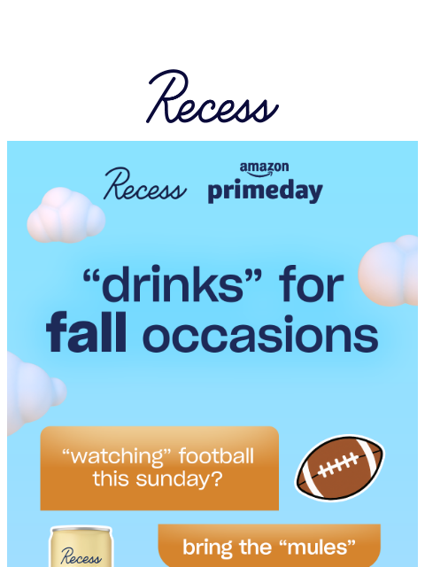 takearecess newsletter: replace the alcohol with a Recess