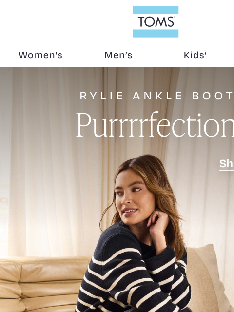 toms newsletter: Fall in Love with the Rylie Boot