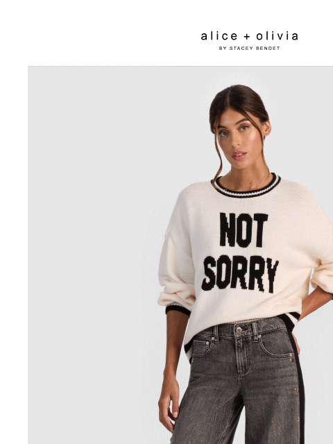 aliceandolivia newsletter: Sweater Weather