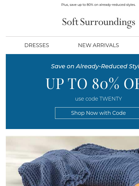 softsurroundings newsletter: Textured Sweaters