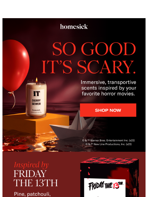 homesick newsletter: RE: Your next horror movie marathon