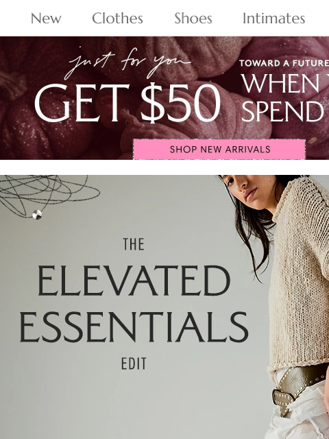 freepeople newsletter: New Collection: Elevated Essentials