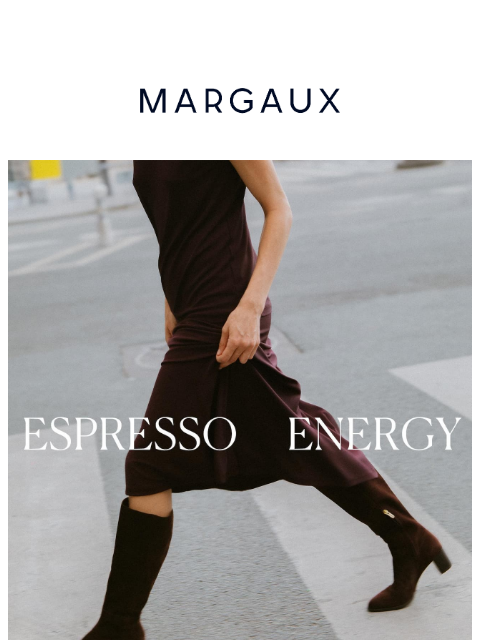 margauxny newsletter: Craving espresso suede?