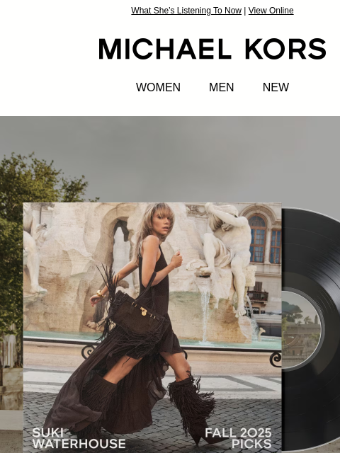 michaelkorsmail newsletter: Listen Up: It’s Suki Waterhouse’s Playlist