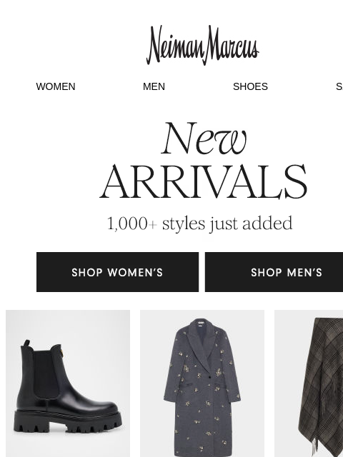 neimanmarcus newsletter: Statement layers & luxe textures to step up your f...