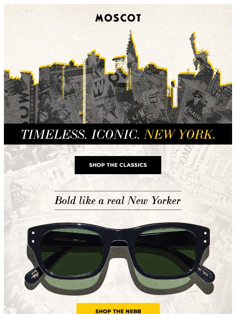 moscot newsletter: Frames Ya Won't Fuhgeddabout!