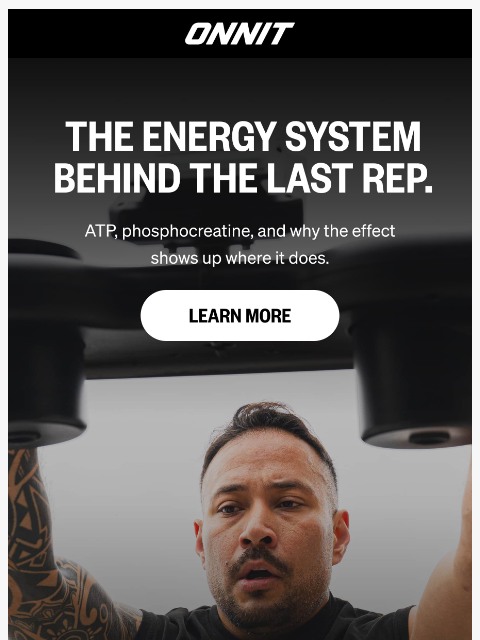onnit newsletter: Why Creatine Works In The Final Reps