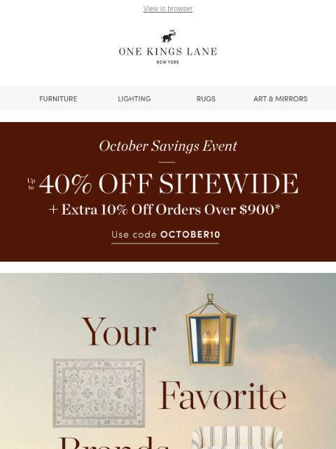 onekingslane newsletter: Kim Salmela, Stoffer Home & Visual Comfort Studio ...