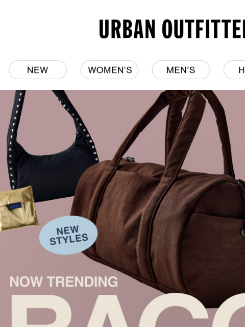 urbanoutfitters newsletter: Unwrap the BAGGU Holiday Collection ✨