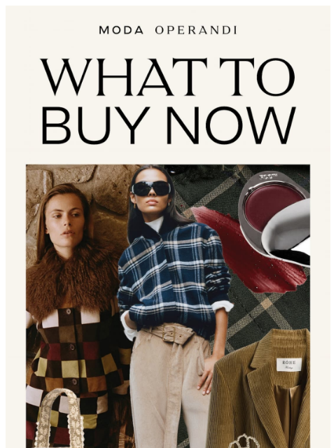 modaoperandi newsletter: 5 things to buy this month