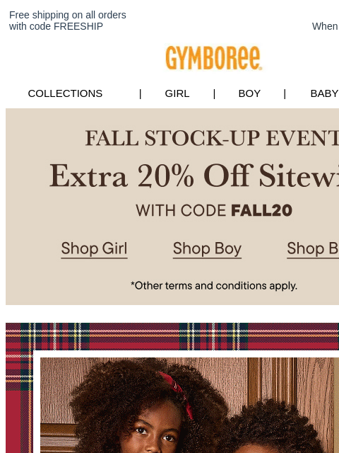 gymboree newsletter: Your First Look at Our Holiday Collections + Free ...
