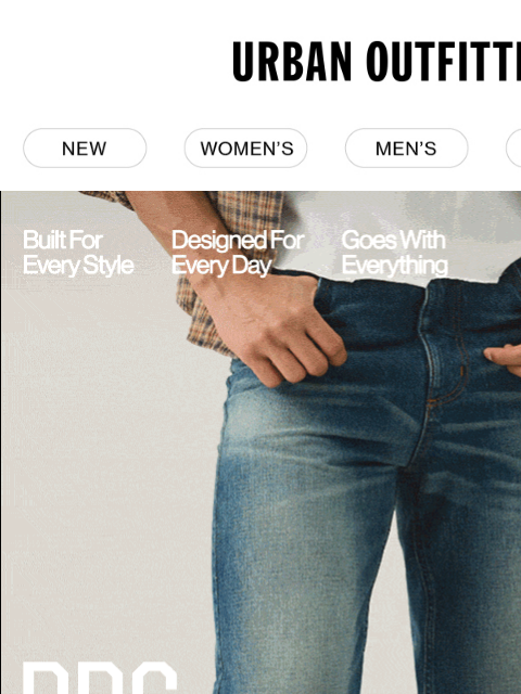 urbanoutfitters newsletter: BDG Jeans in new shades for fall