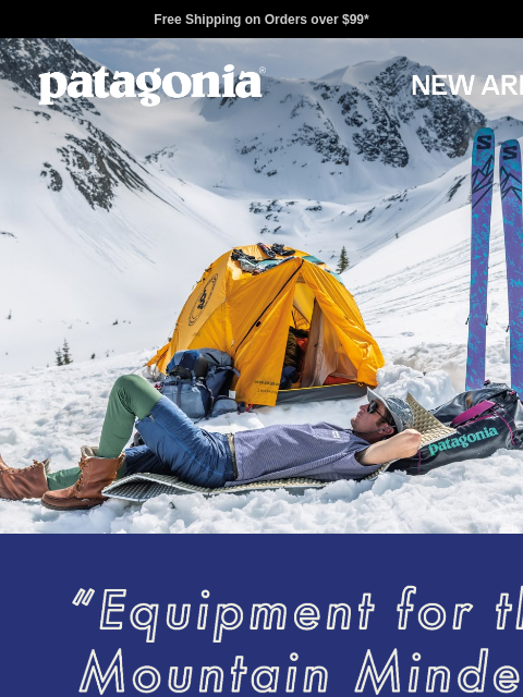patagonia newsletter: Vintage styles for the mountain minded