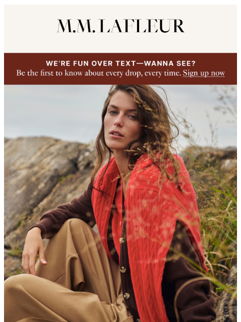 mmlafleur newsletter: Welcome to the October Collection.