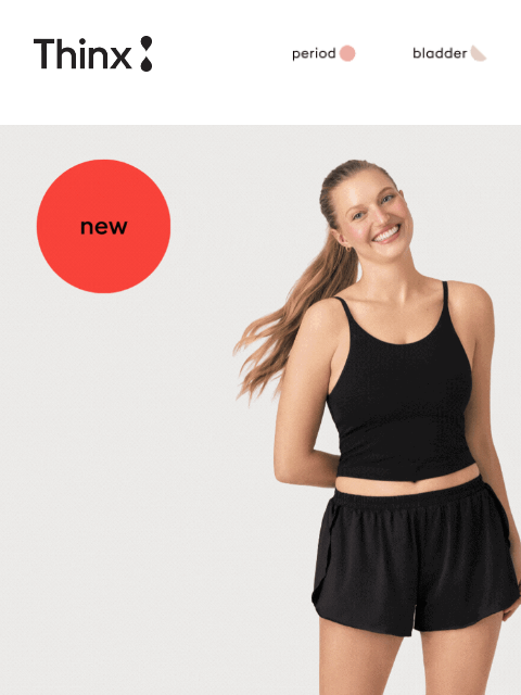 shethinx newsletter: 🆕 Meet Butterfly Shorts