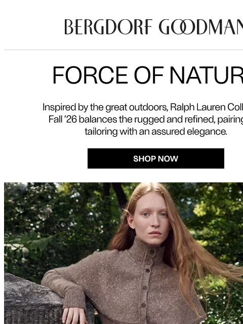 bergdorfgoodman newsletter: Spotlight: Ralph Lauren Collection Fall ’26
