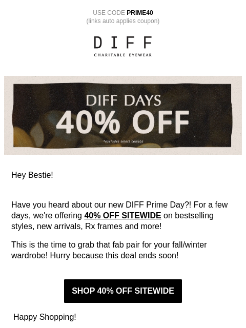 It's the DIFF Prime Days sale! 🎉 ͏ ͏ ͏ ͏ ͏ ͏ ͏ ͏ ͏ ͏ ͏ ͏ ͏ ͏ ͏ ͏ ͏ ͏ ͏ ͏ ͏ ͏ ͏ ͏ ͏ ͏ ͏ ͏ ͏ ͏ ͏ ͏ ͏ ͏ ͏ ͏ ͏ ͏ ͏ ͏ ͏ ͏ ͏ ͏ ͏ ͏ ͏ ͏ ͏ ͏ ͏ ͏ ͏ ͏ ͏ ͏ ͏ ͏ ͏ ͏ ͏ ͏ ͏ ͏ ͏ ͏ ͏ ͏ ͏ ͏ ͏ ͏ ͏ ͏ ͏ ͏ ͏ ͏ ͏ ͏ ͏ ͏