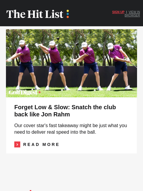 golfdigest newsletter: A Ryder Cup karaoke controversy