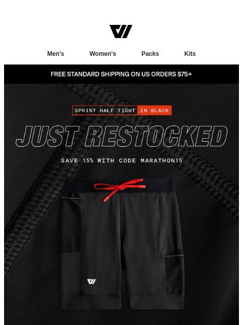 wolaco newsletter: Just Restocked | Sprint Half Tight