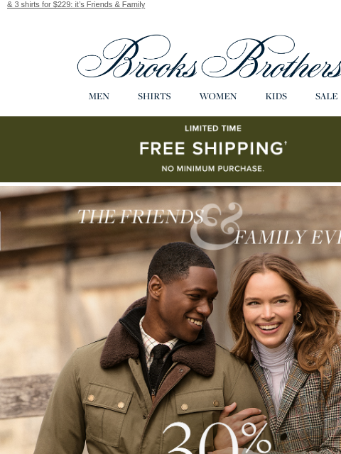 brooksbrothers newsletter: Suits, sportswear, pants, 30% off