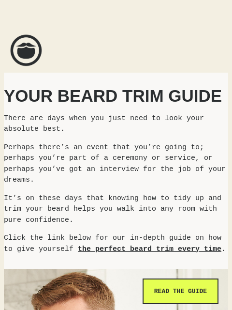 beardbrand newsletter: Your guide to a perfect beard trim