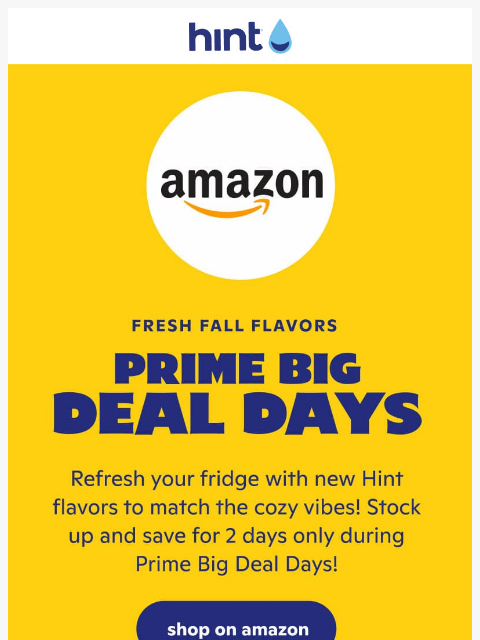 drinkhint newsletter: Save big on fall sips!