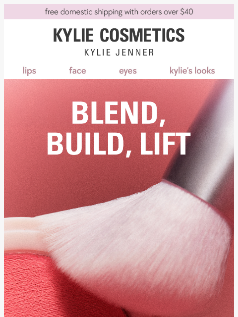 kyliecosmetics newsletter: NEW! blush brush 04 ā¤ļø