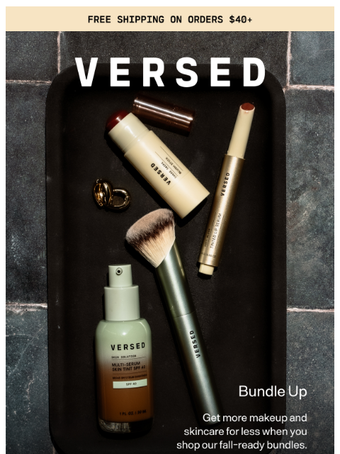 versedskin newsletter: Bundle & Save on Everyday Staples