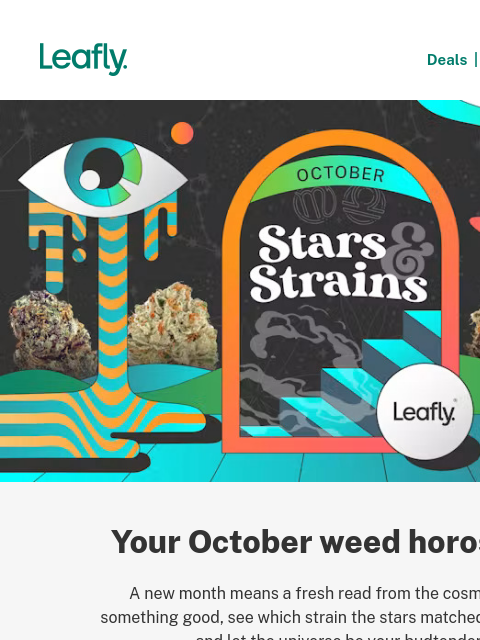 leafly newsletter: Your October weed horoscope 🔮