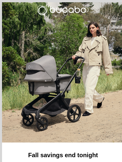 bugaboo newsletter: Last chance to save 20%