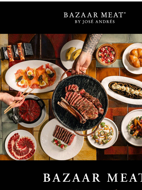 joseandres newsletter: Reservations are Live for Bazaar Meat in Miami Bea...