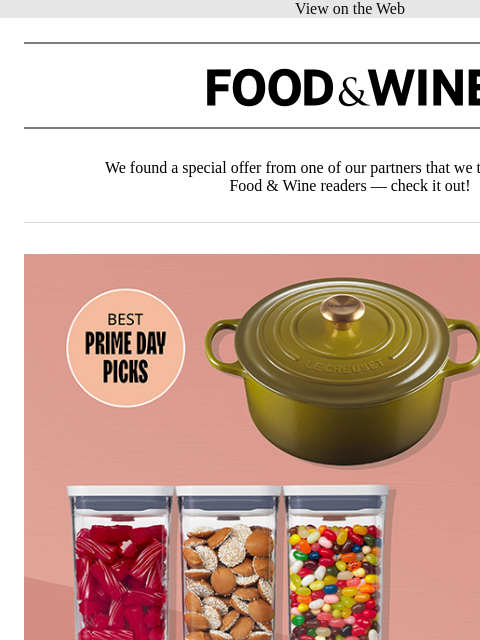 meredith newsletter: Act Fast! Prime Day Deals Up to 90% End Tonight