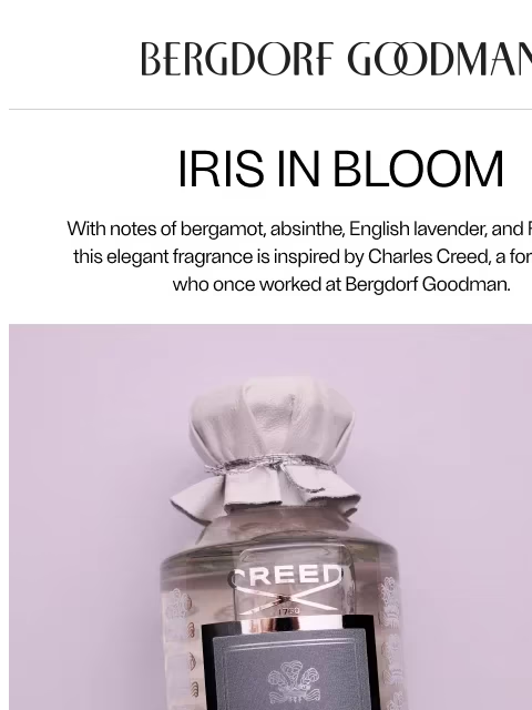 bergdorfgoodman newsletter: 125 Years of BG: Creed